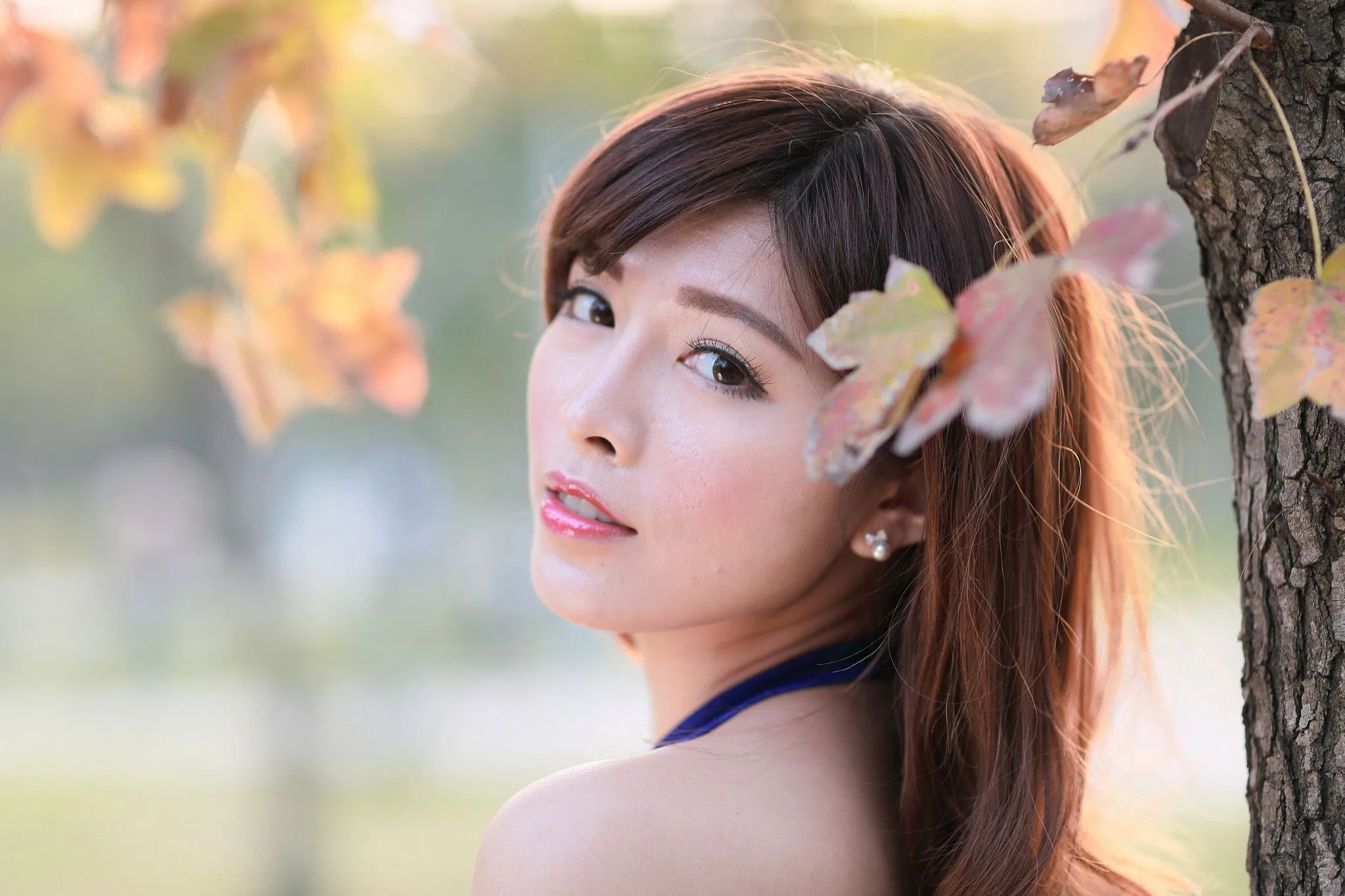 [Chương bổ sung của Beautyleg] Nữ hoàng băng giá Liao Kandi - Bộ ảnh chụp tại công viên đầu hè - 14